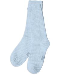 Stems - Rib Knit Crew Socks - Lyst