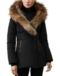 Mackage Adali Fur Trim Lavish Down - Black