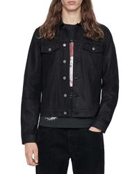 AllSaints - Cotton Fitted Pocket Trucker Jacket - Lyst