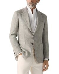 ZEGNA - Crossover Linen, Wool & Silk Blend Jacket - Lyst