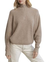 Jenni Kayne - Cashmere Half Zip Sweater - Lyst