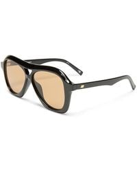 Le Specs - Drizzle Aviator Sunglasses, 56Mm - Lyst