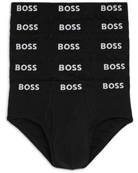 BOSS - Authentic Cotton Briefs, Pack Of 5 - Lyst