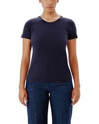 Another Tomorrow - Crew Neck Tee - Lyst