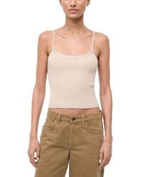 STAUD - Soleil Embellished Tank - Lyst