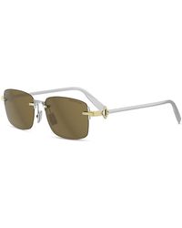 Dior - Cd Diamond Square Sunglasses, 54Mm - Lyst