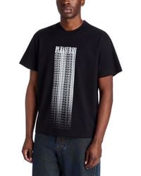 Pleasures - Blurred Graphic Oversized Tee - Lyst