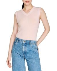 Sandro - Calliste Wool Cropped Sweater - Lyst