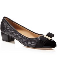 Ferragamo - Ornament Vara-Bow 40Mm Pumps - Lyst