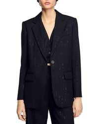 Sandro - Sequin Suit Jacket - Lyst