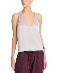 Leset - Barb Scoop Neck Tank Top - Lyst