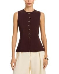 Aqua - Sleeveless Sweater - Lyst