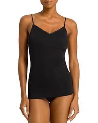 Hanro - Cotton Seamless Padded Spaghetti Strap Cami - Lyst