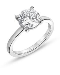 Bloomingdale's Fine Collection - Certified Lab Grown Round Diamond Engagement Ring - Lyst