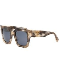 Fendi - Roma Square Sunglasses, 50Mm - Lyst
