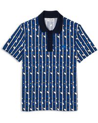 Lacoste - Regular Fit Allover Logo Print Polo - Lyst