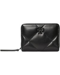 Tory Burch - Kira Quilted Leather Zip-Around Wallet - Lyst