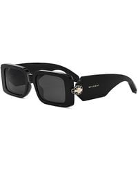 BVLGARI - Serpenti Forever Rectangular Sunglasses, 53Mm - Lyst