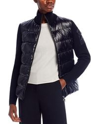 Moncler - Padded Wool Puffer Cardigan - Lyst