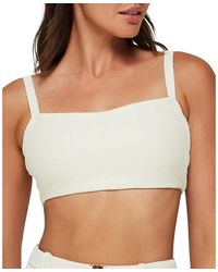 Hermoza - Lucia Square Neck Bikini Top Swimsuit - Lyst