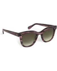 Krewe Jena Sunglasses in Black | Lyst