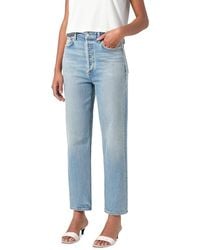 Agolde - 90's High Rise Straight Leg Jeans - Lyst