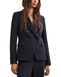 Reiss - Petite Gabi Double Breasted Blazer - Lyst