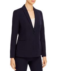 tahari blue blazer