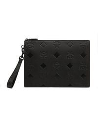 MCM - Aren Medium Leather Pouch - Lyst
