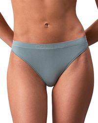 Calvin Klein - Bonded Flex Mid Rise Thong - Lyst