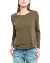 Wilt - Long Sleeve Mock Layer Tee - Lyst