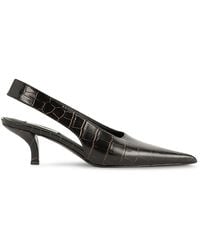 TOTEME - Classic Croco Slingback Pumps - Lyst