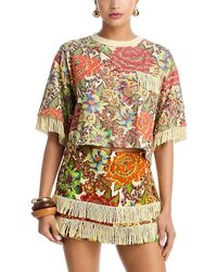 ALÉMAIS - Lana Cropped Tee - Lyst