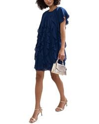 Phase Eight - Claudette Ruffled Mini Dress - Lyst