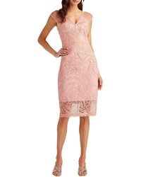 Tadashi Shoji - Evonne Embroidered Dress - Lyst