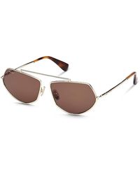 Max Mara - Geometric Sunglasses, 60Mm - Lyst