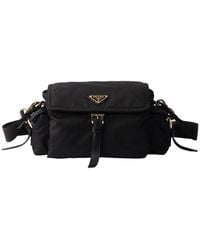 Prada - Explore Large Re-Nylon Shoulder Bag With Flap - Lyst