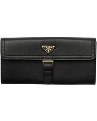 Prada - Large Nappa Leather Wallet - Lyst