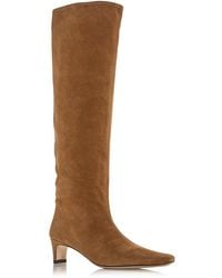 STAUD - Wally Mid Heel Knee High Boots - Lyst