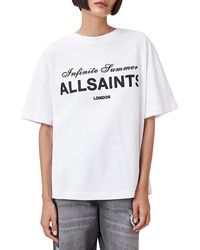 AllSaints - Avri Graphic Tee - Lyst