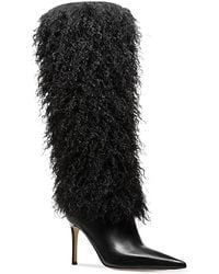 Michael Kors - Michael Dawn Pointed Toe Heeled Booties - Lyst