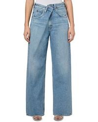 Agolde - Vana Fold Wide Leg Jeans - Lyst