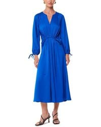 Whistles - Molly Satin Midi Dress - Lyst