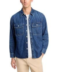 Madewell - Long Sleeve Denim Button Front Shirt - Lyst
