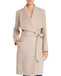 cole haan wrap coat blue