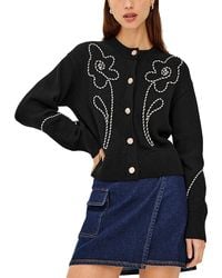 Rails - Sybil Cotton Braid Trim Cardigan - Lyst