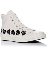 COMME DES GARÇONS PLAY - X Converse Chuck 70 Heart High Top Sneakers - Lyst
