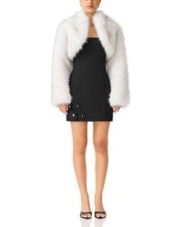 Elliatt - Emberis Cropped Faux Fur Jacket - Lyst