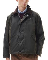 Barbour - Os Transport Waxed Jacket - Lyst