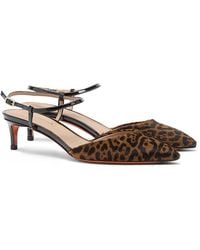 Santoni - Mid-Heel Slingback - Lyst